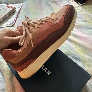 NEW Cole Haan Mocha Mousse Retro Sneakers